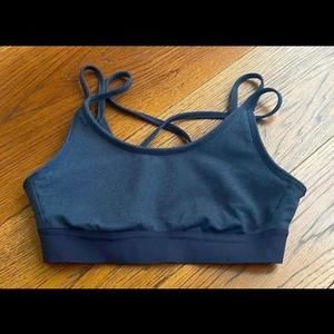Tory Burch Compression Mélange Cross-Back Bra